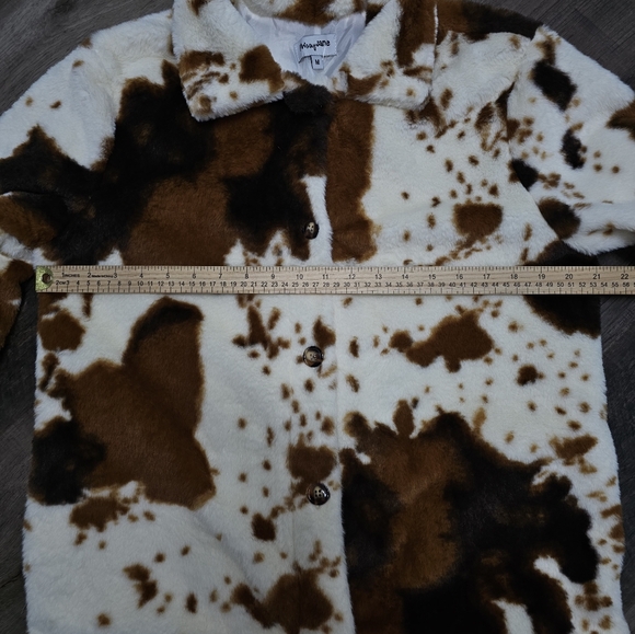 Prissy Jane, Women's Size Medium Cow print jacket, NWOT - Picture 6 of 10